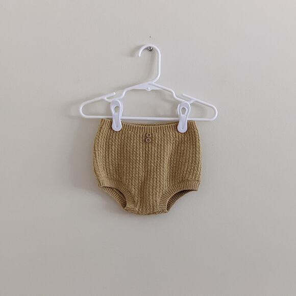 Zara Yellow Button Knit Bloomer Sz 6/9m - Picture 1 of 4